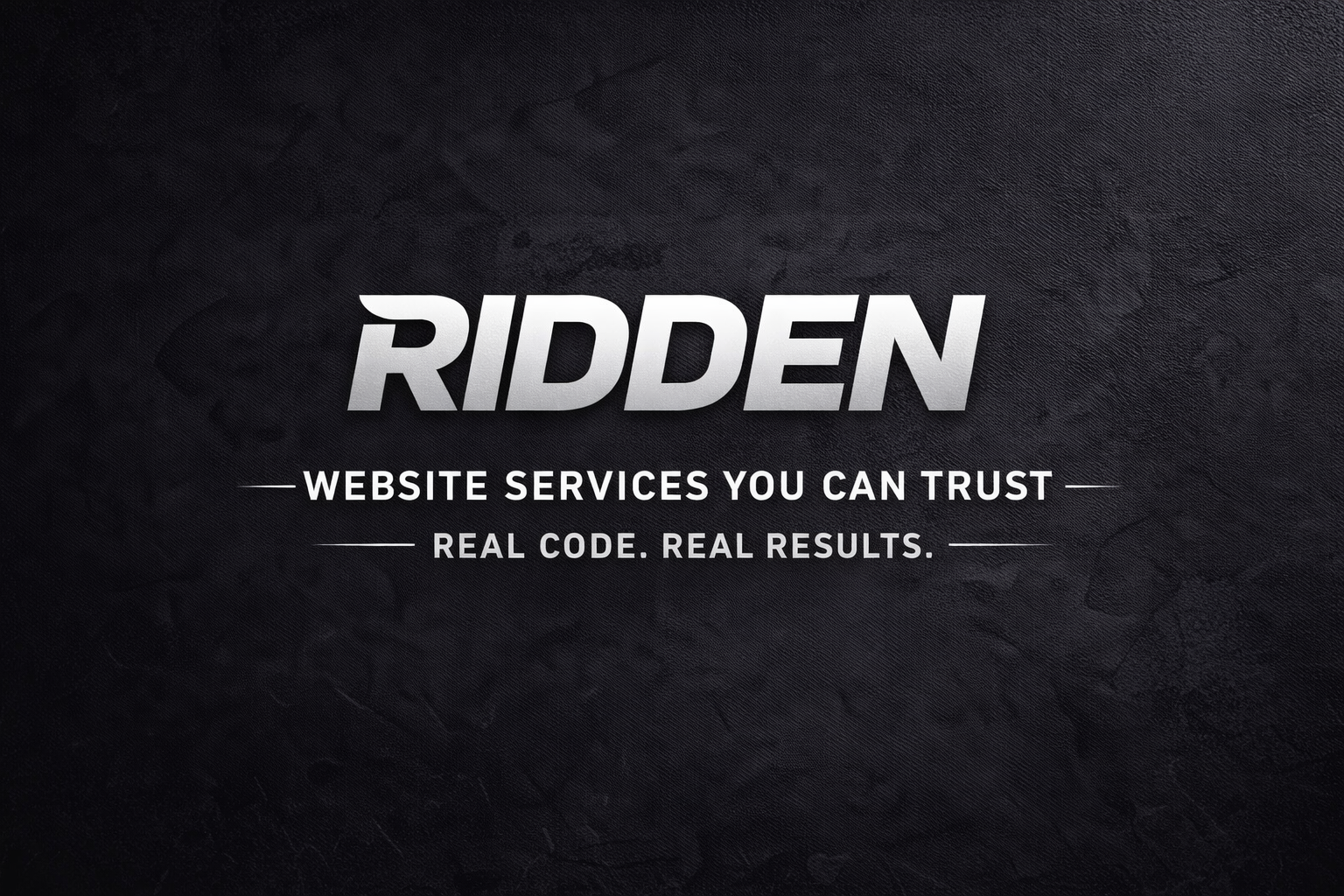 RIDDEN Web Services